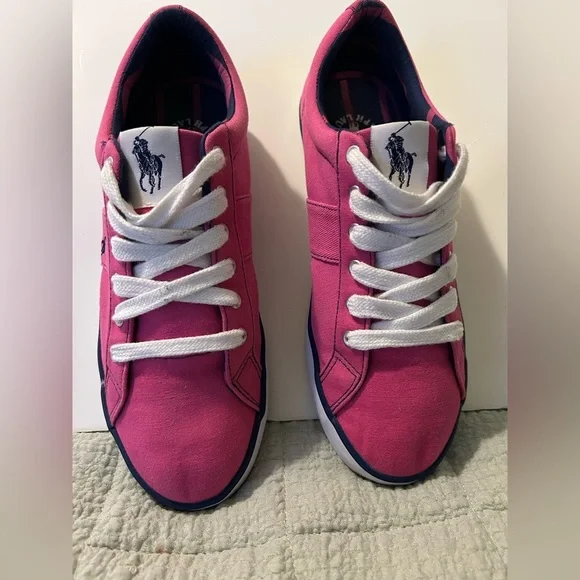 Polo Ralph Lauren Gillian Womens, Pink Sz 9B - Picture 1 of 8